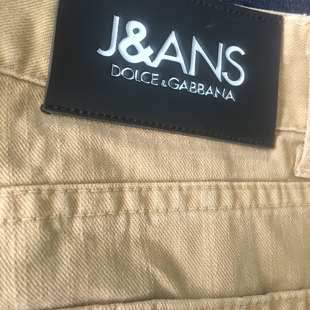 D&G beige jeans